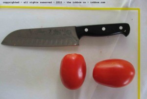 Tomato and knife